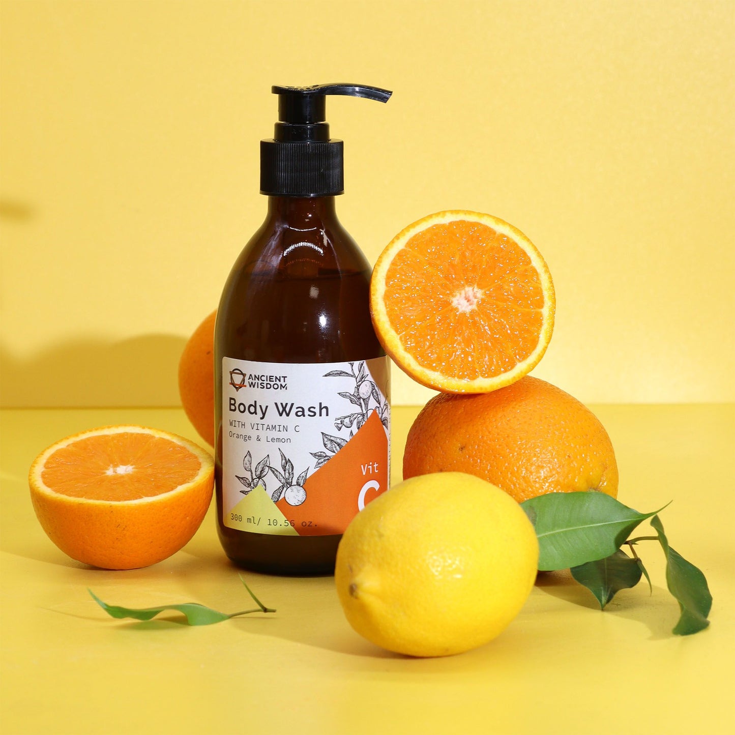 Aromatherapy Body Wash with Vitamin C – Orange & Lemon 250ml