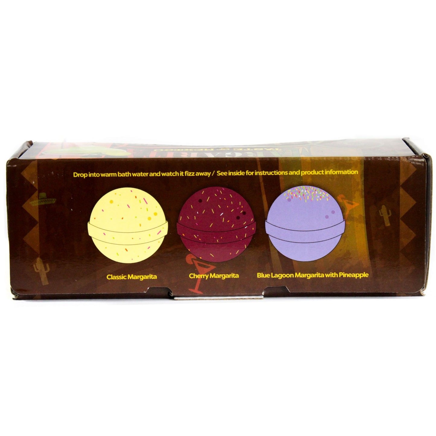 Set of Three Margarita Bath Bombs (3x120g)