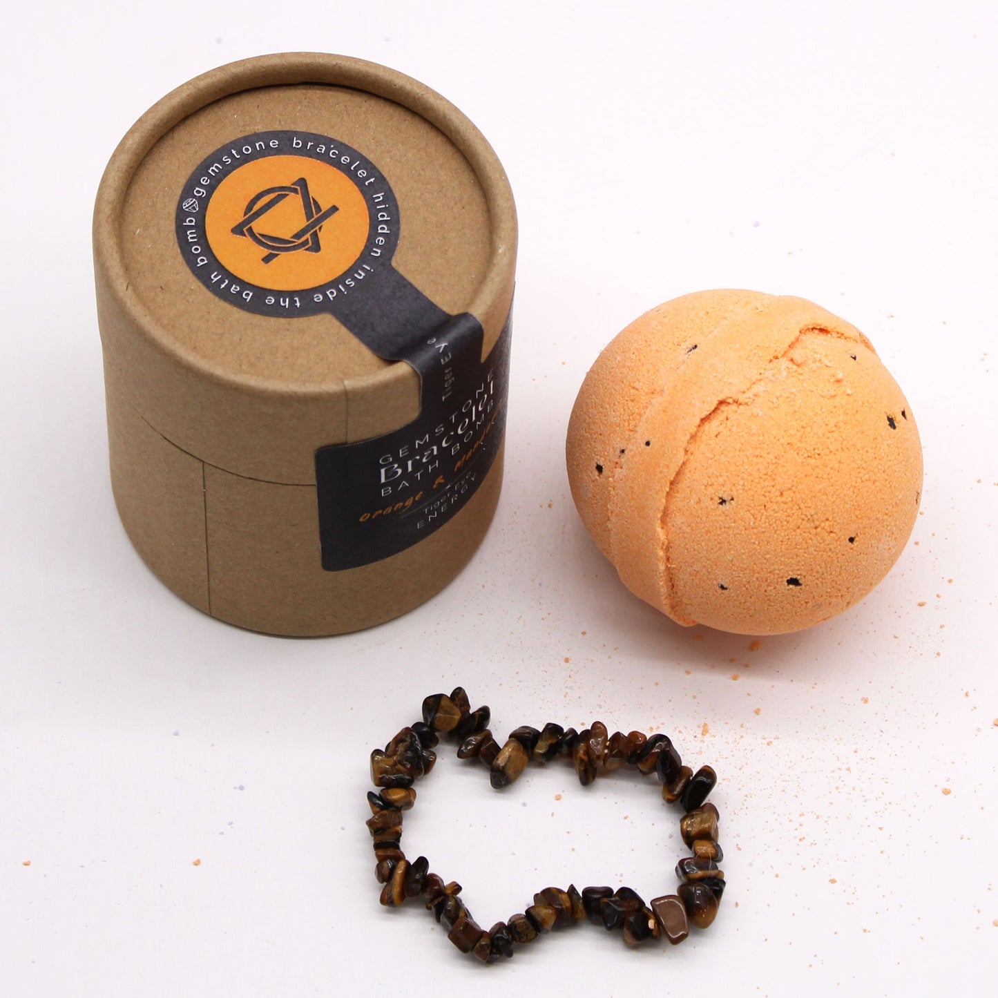 Tiger Eye Gem Bracelet Bath Bomb 170g