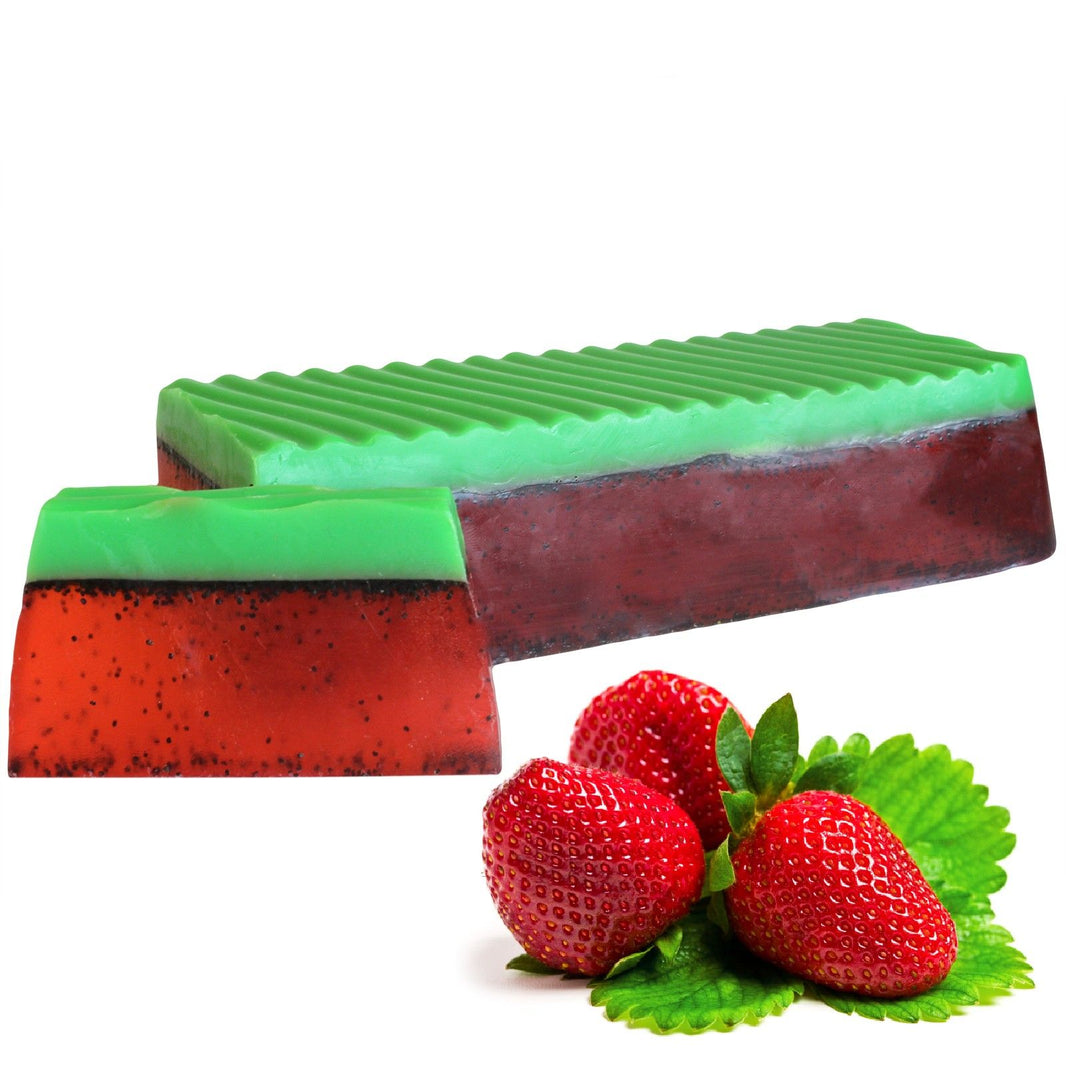 Tropical Paradise Soap Slice - Strawberry 115g