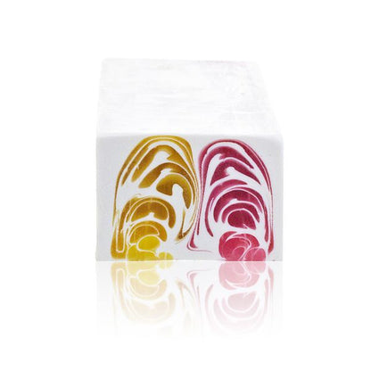 Hand-crafted  Soap - Orchid - Slice 115g