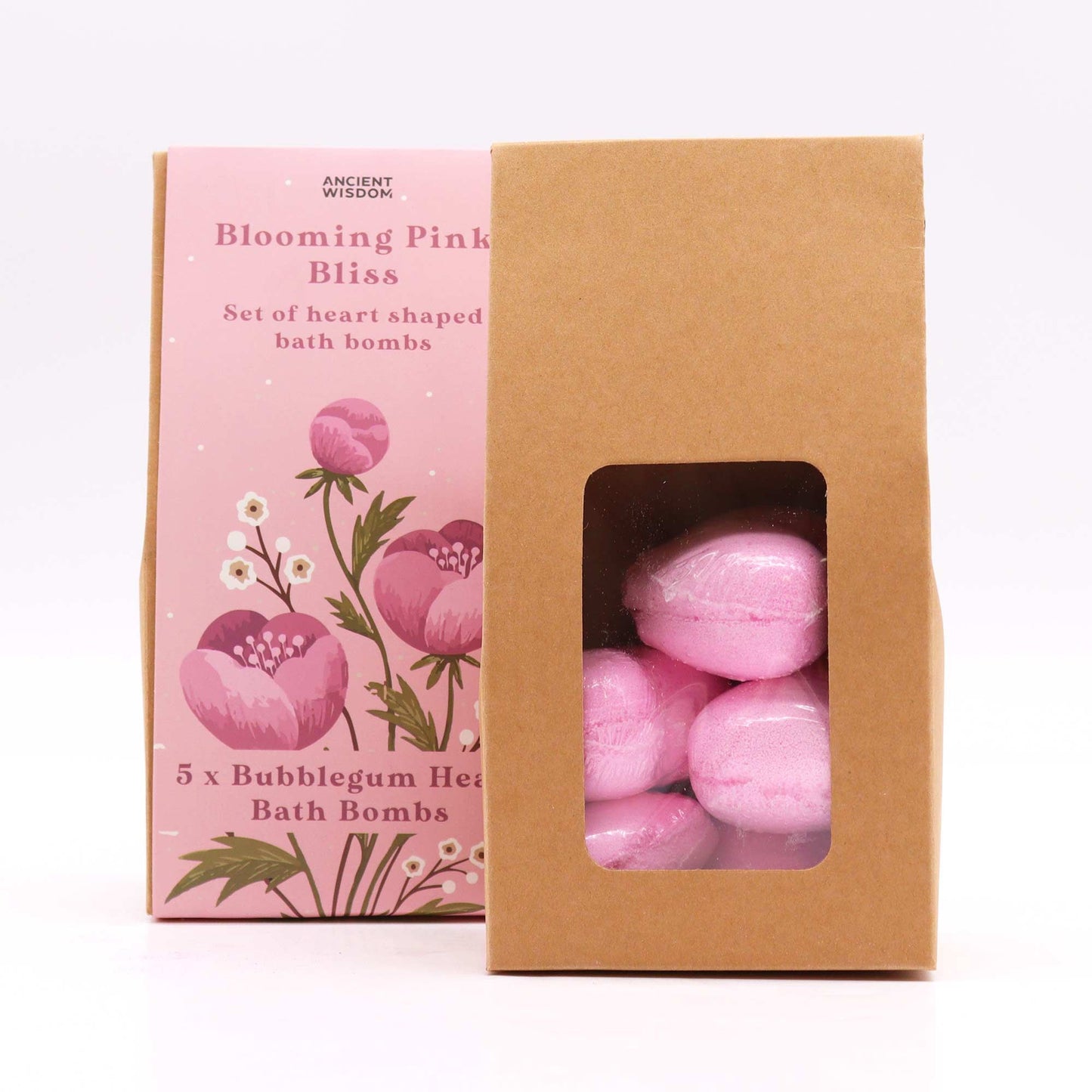 Blooming Pink Bliss Bath Heart Gift Set 350g