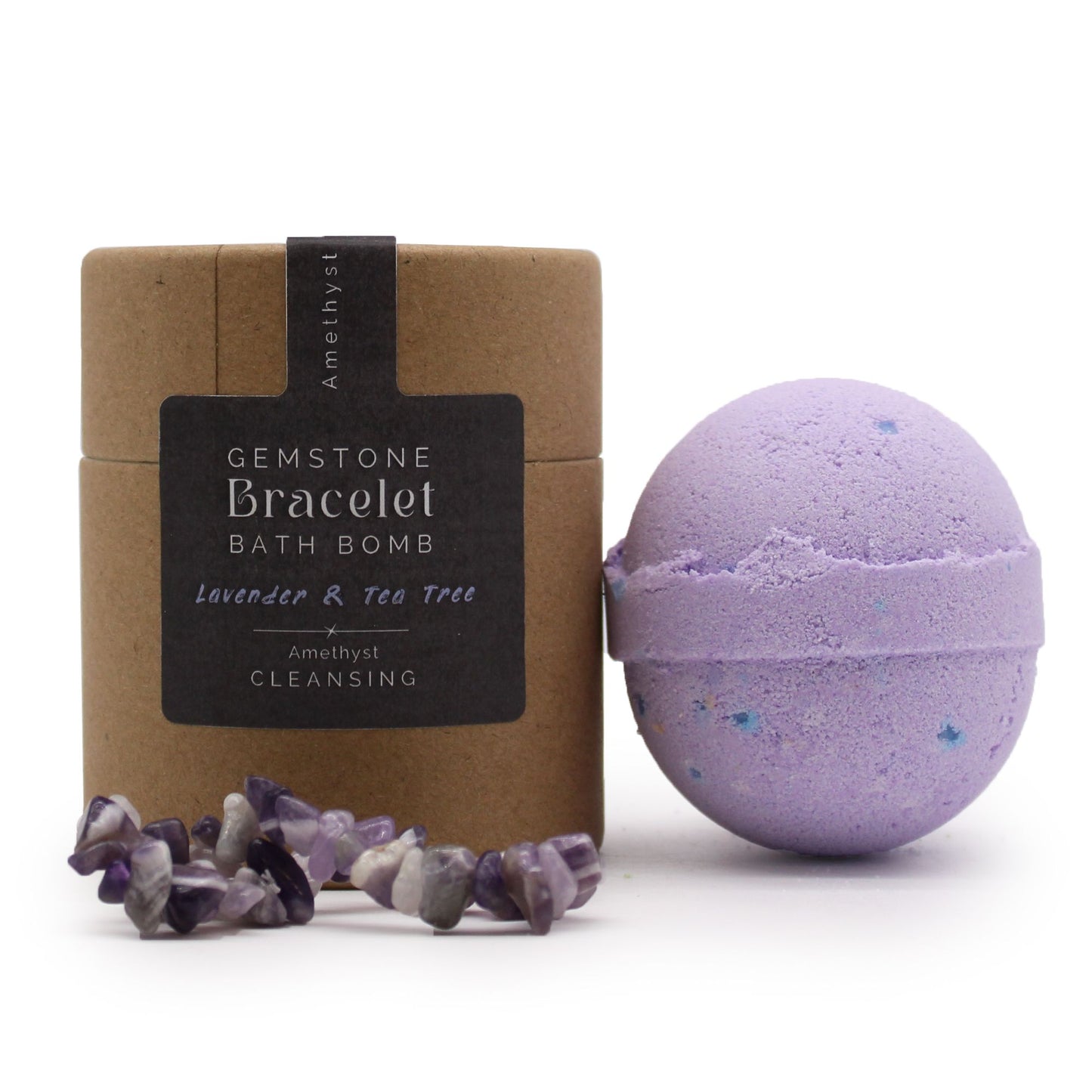 Amethyst Gem Bracelet Bath Bomb 170g