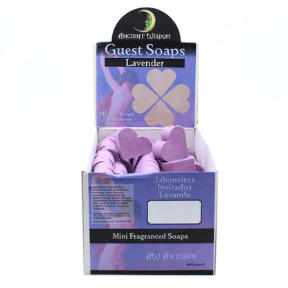 Heart Guest Soaps - Lavender (10x20g)