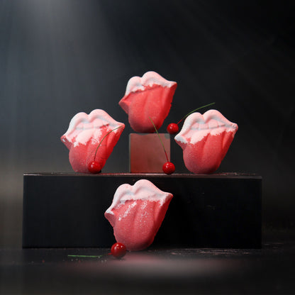Lips Bathbomb 60g - Raspberry & Pomegranate