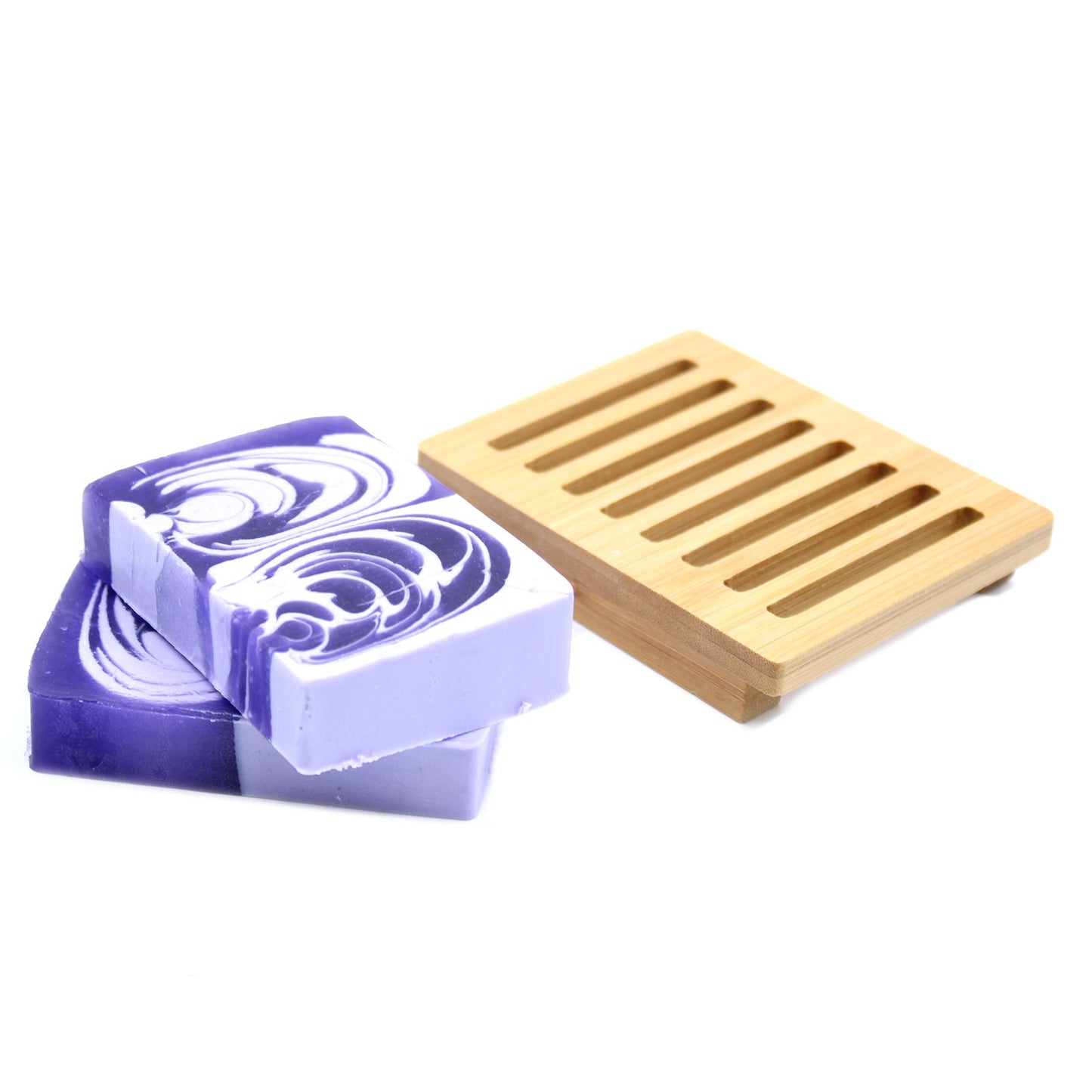 Hand-crafted Soap - Lilac - Slice 115g