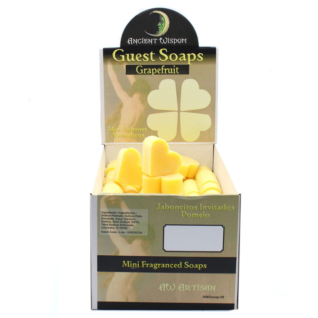 Heart Guest Soaps - Grapefruit (10x20g)