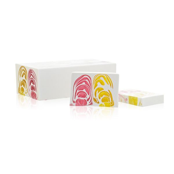Hand-crafted  Soap - Orchid - Slice 115g