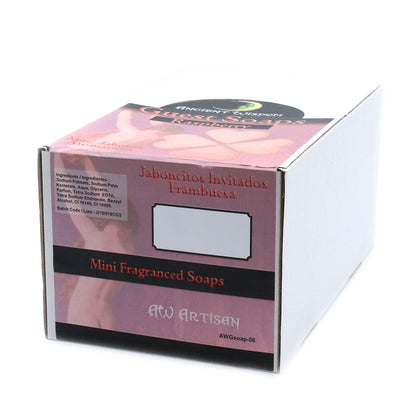 Heart Guest Soaps - Raspberry (10x20g)