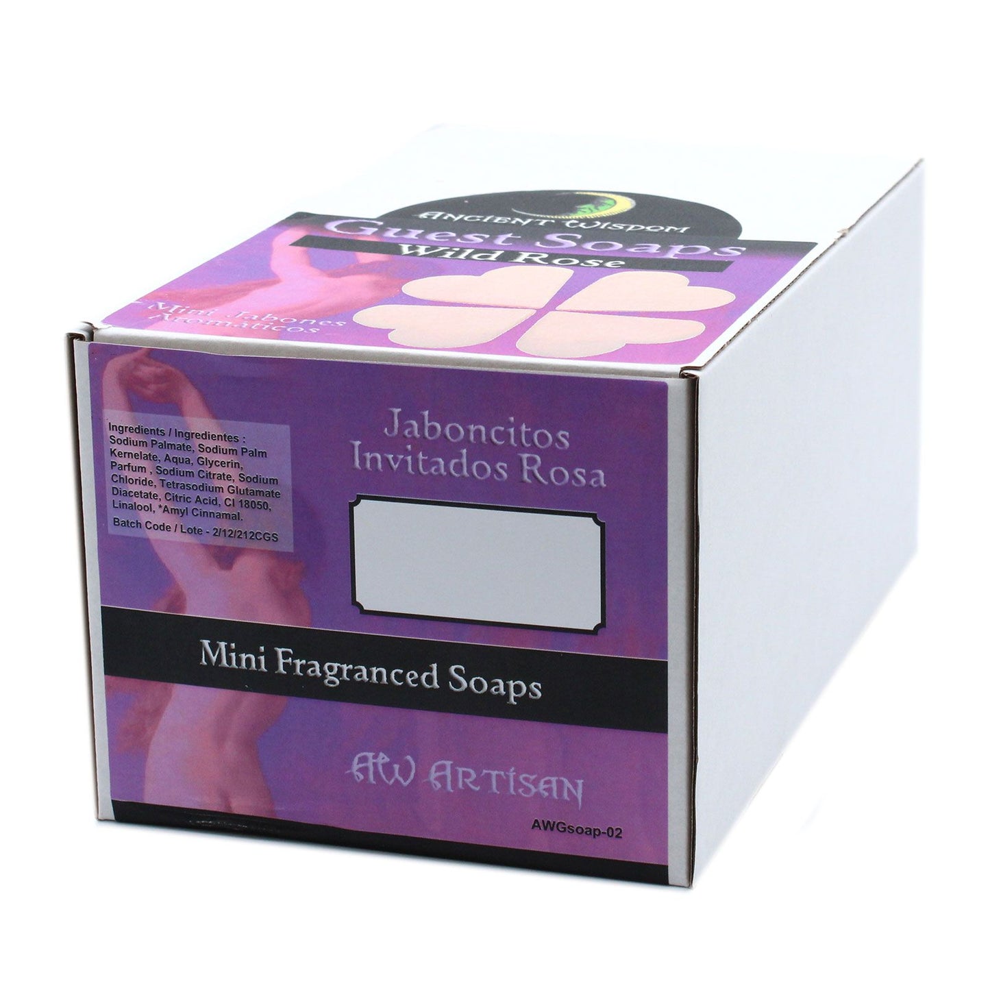 Heart Guest Soaps - Wild Rose (10x20g)