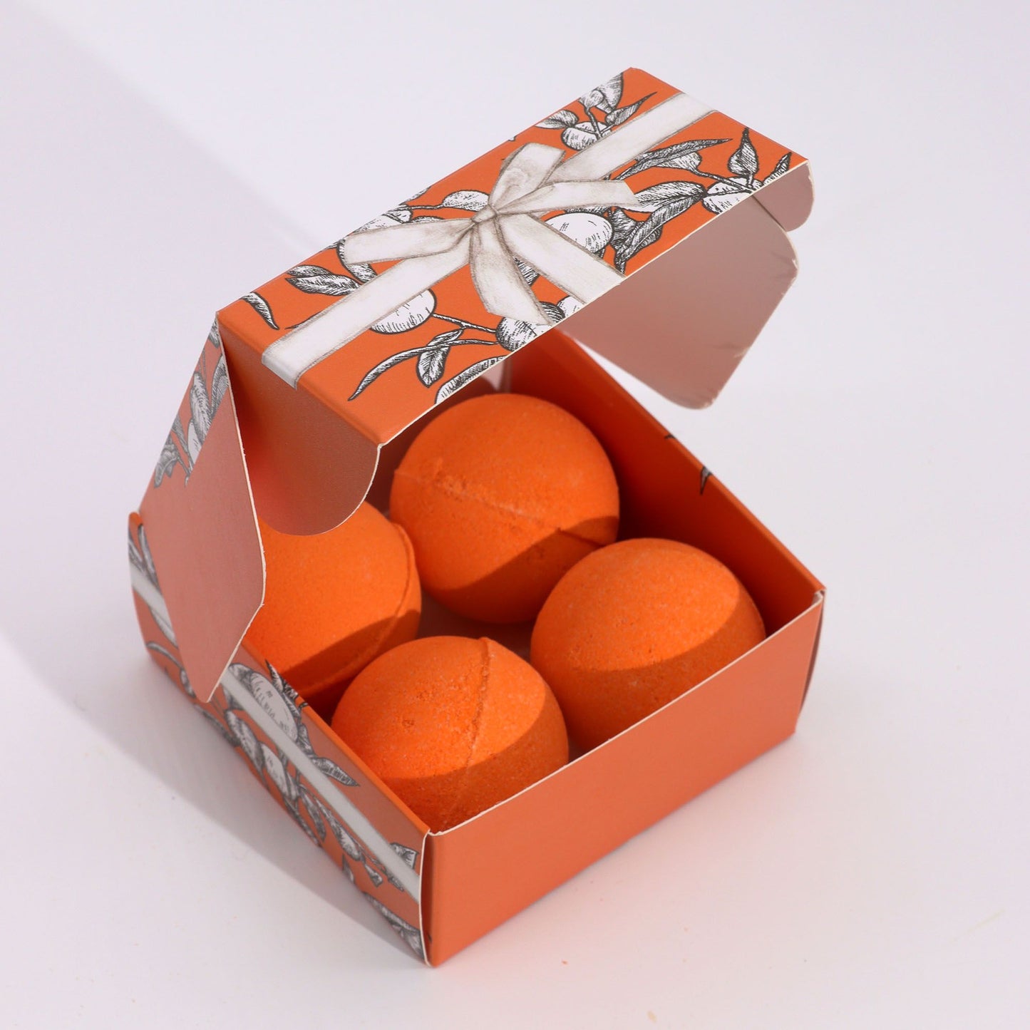 Zesty Vitamin C Bath Bombs Set – Aromatherapy Quartet (4x115g)