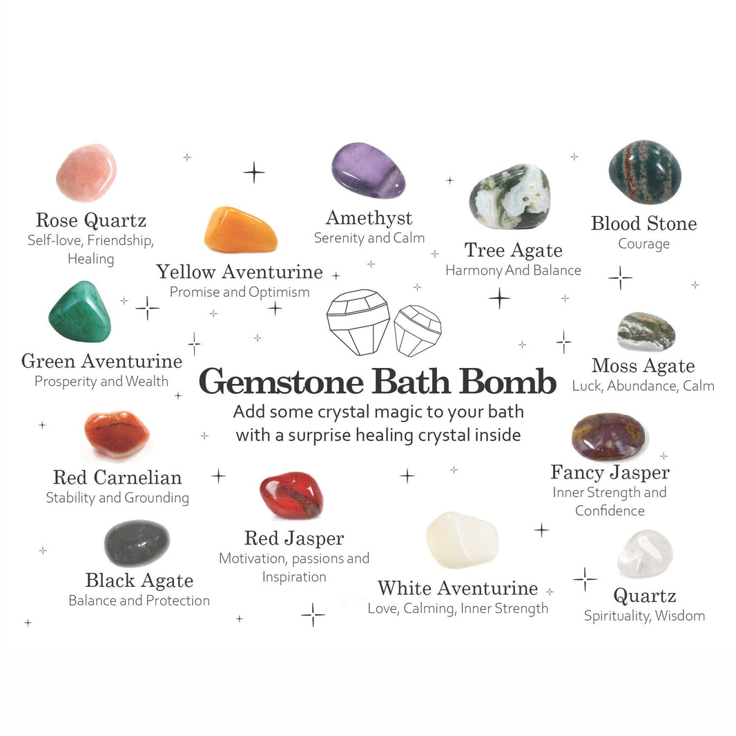 Gemstone Bath Bomb - Very Berry 190g