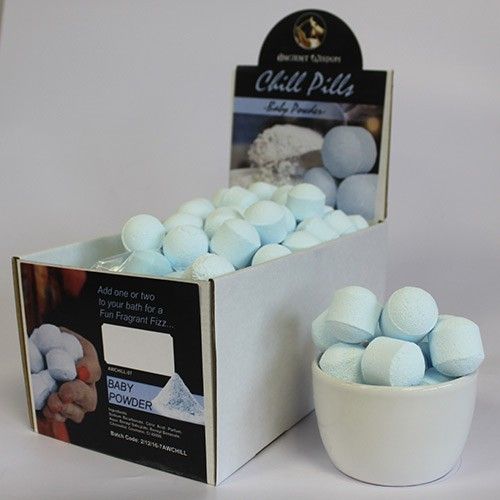 1.3Kg Box of Chill Pills - Baby Powder