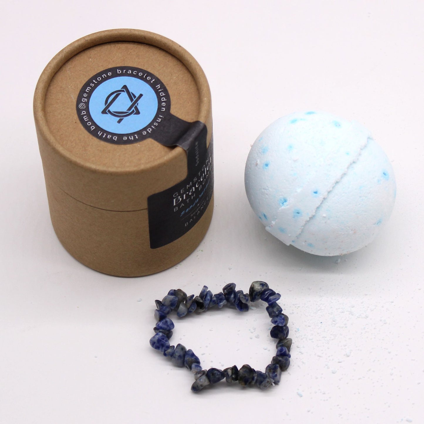 Sodalite Gem Bracelet Bath Bomb 170g