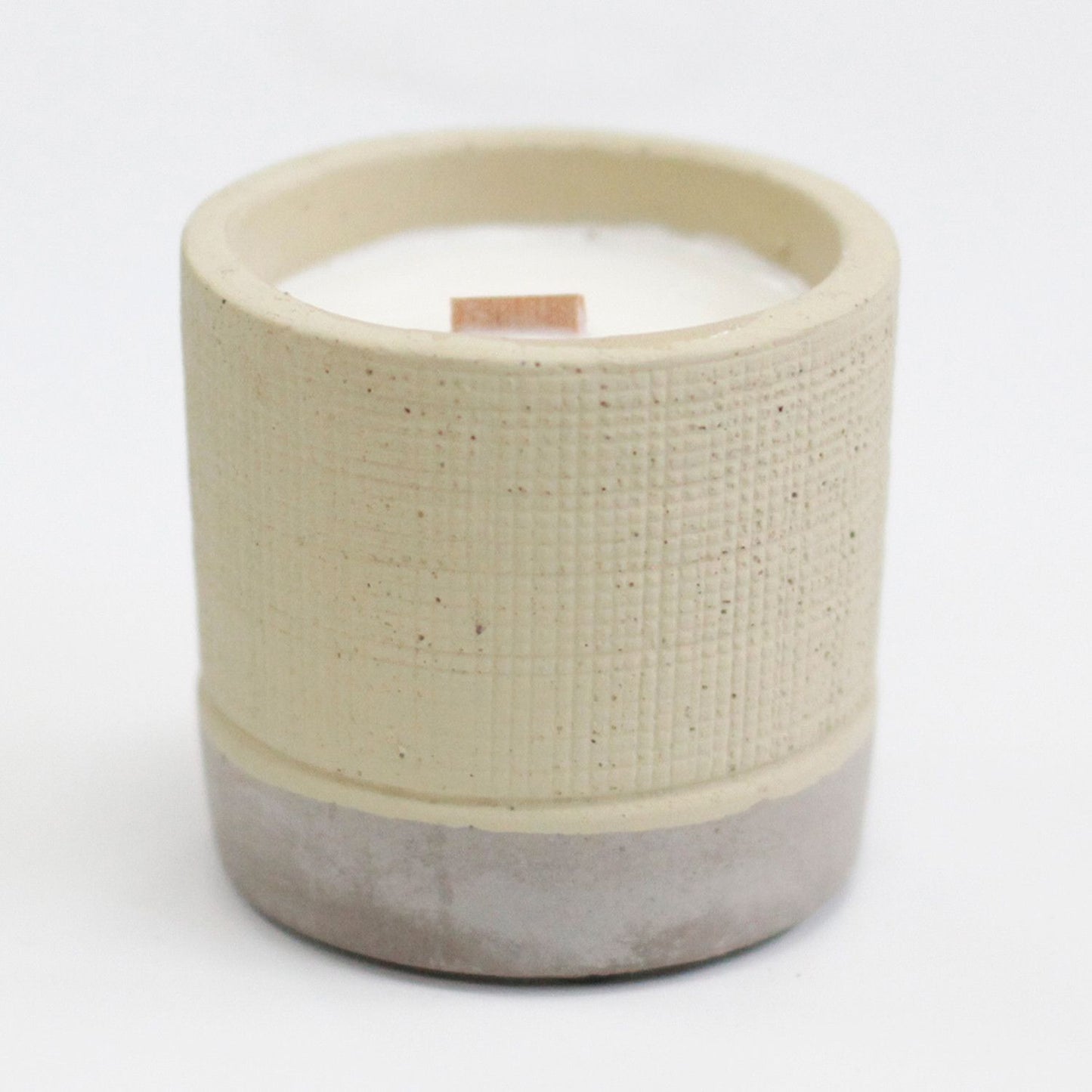 Pot Concrete Soy Candle - Beige - Coffee in the Club