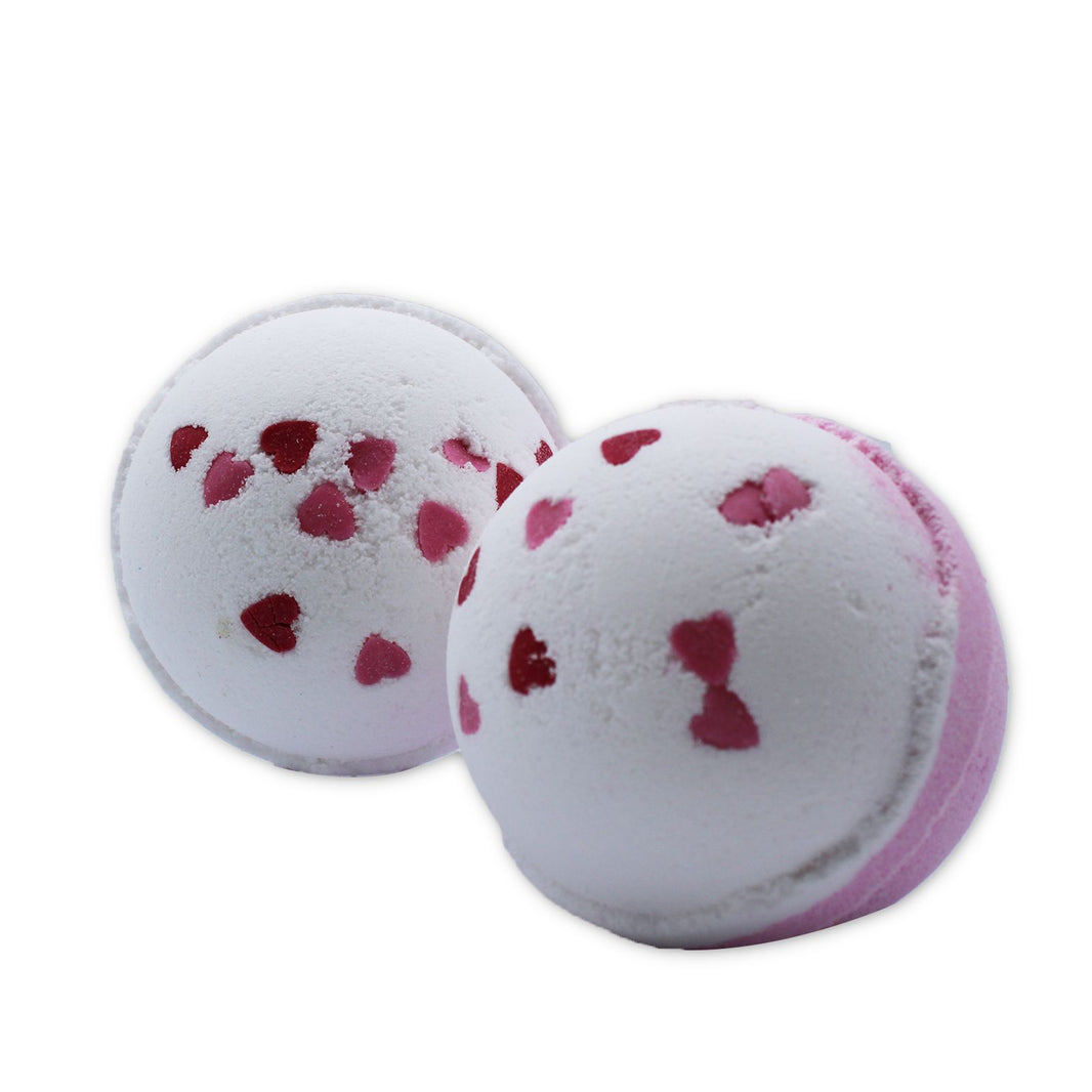 Love Hearts Bath Bomb - Wild Flowers 180g