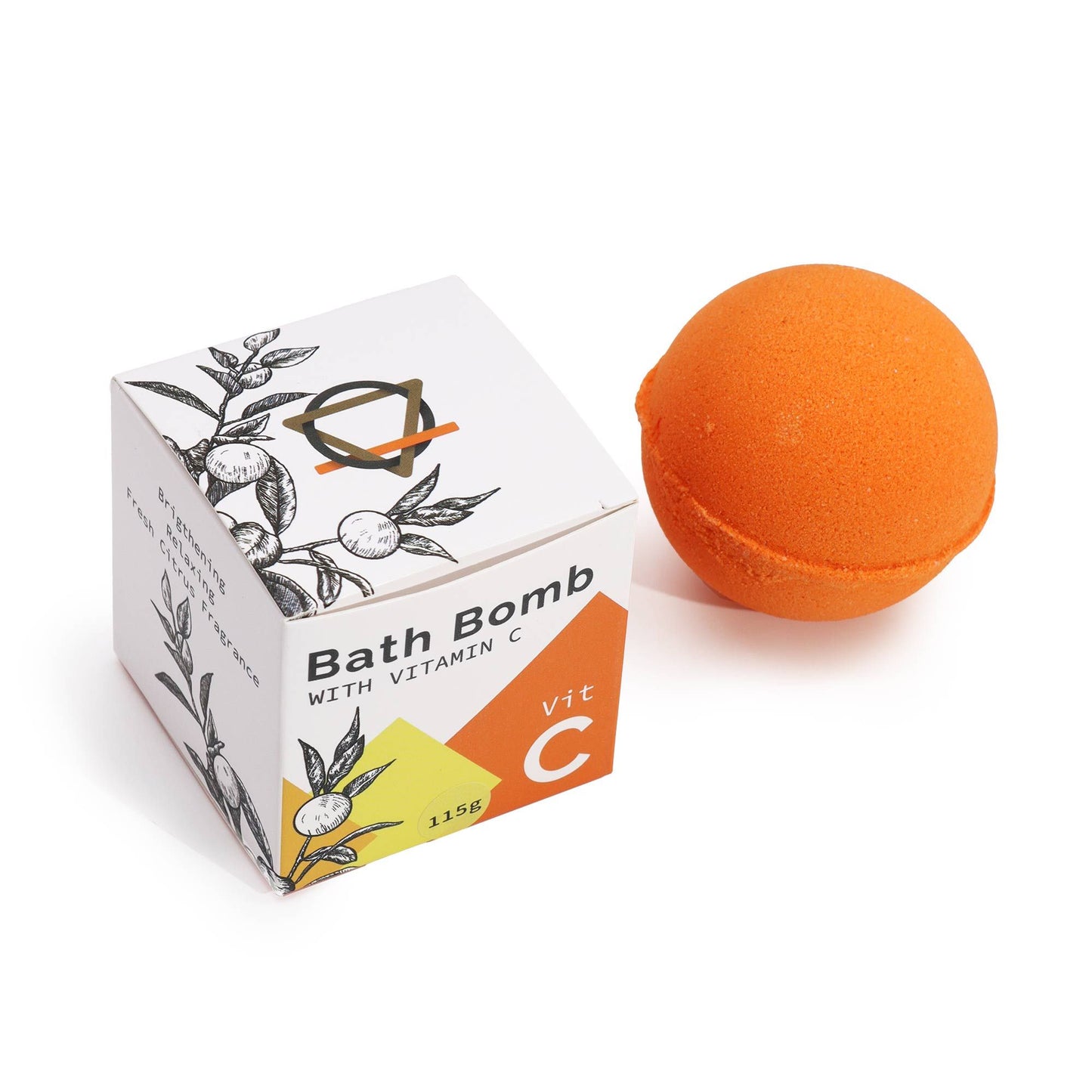 Vitamin C Infused Bath Bomb with Essential Oils 115g