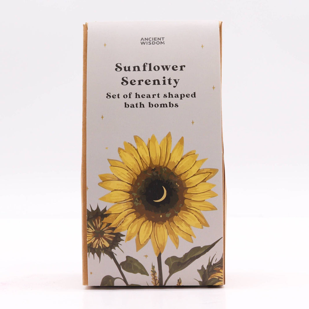 Sunflower Serenity Bath Heart Gift Set 350g