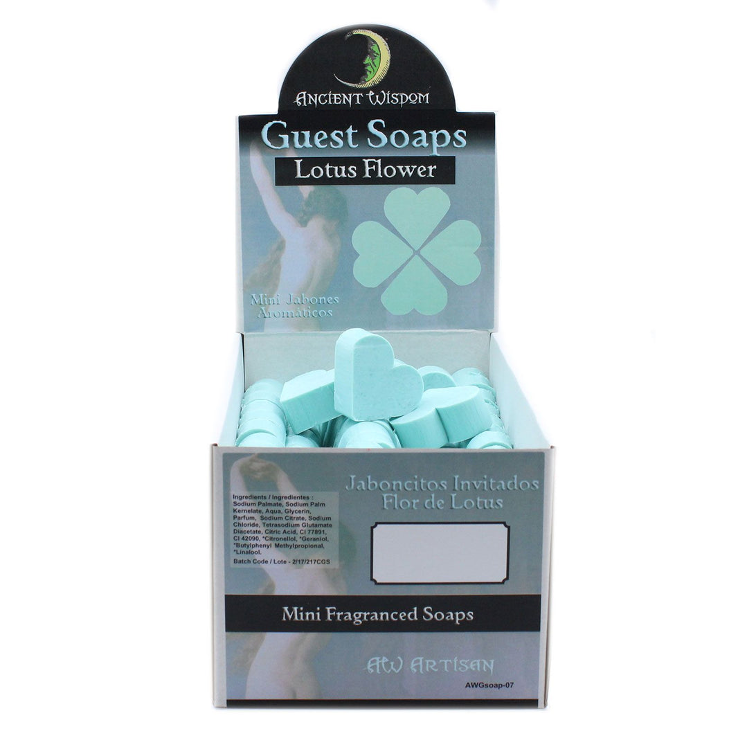 Heart Guest Soaps - Lotus Flower (10x20g)