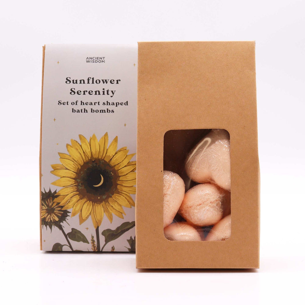 Sunflower Serenity Bath Heart Gift Set 350g