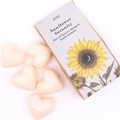 Sunflower Serenity Bath Heart Gift Set 350g