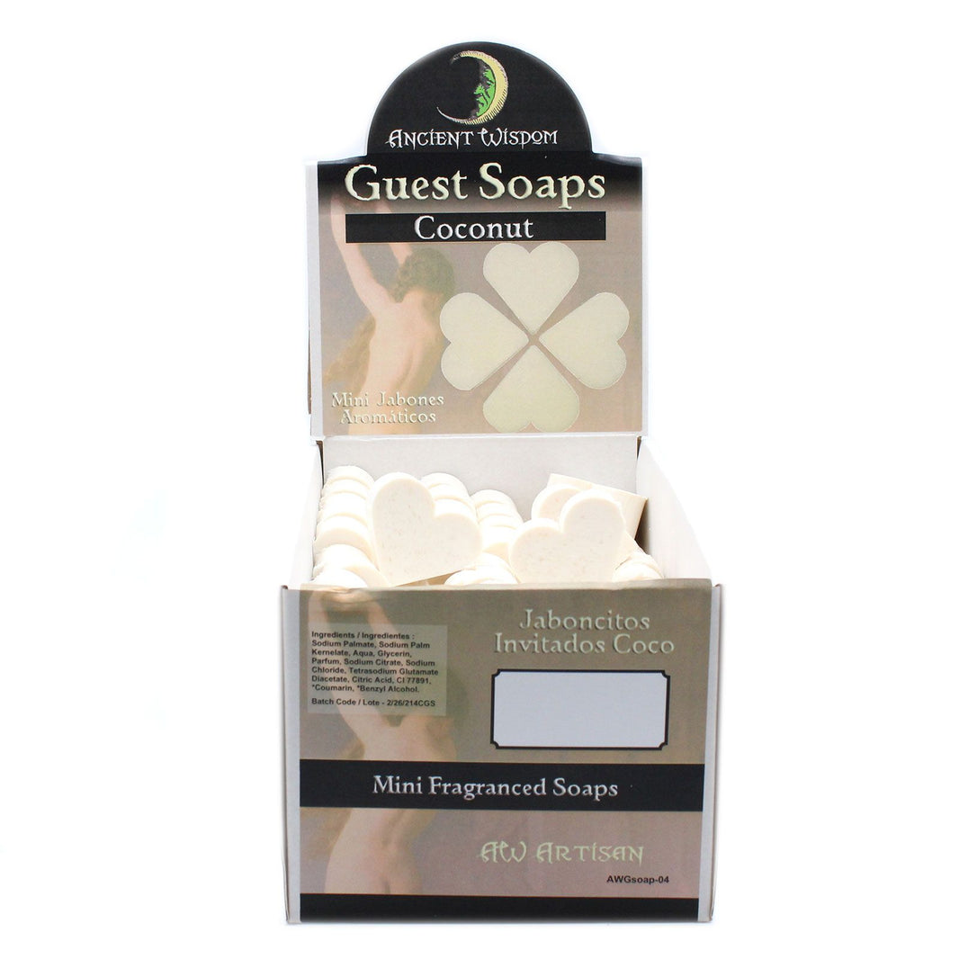 Heart Guest Soaps - Coconut (10x20g)