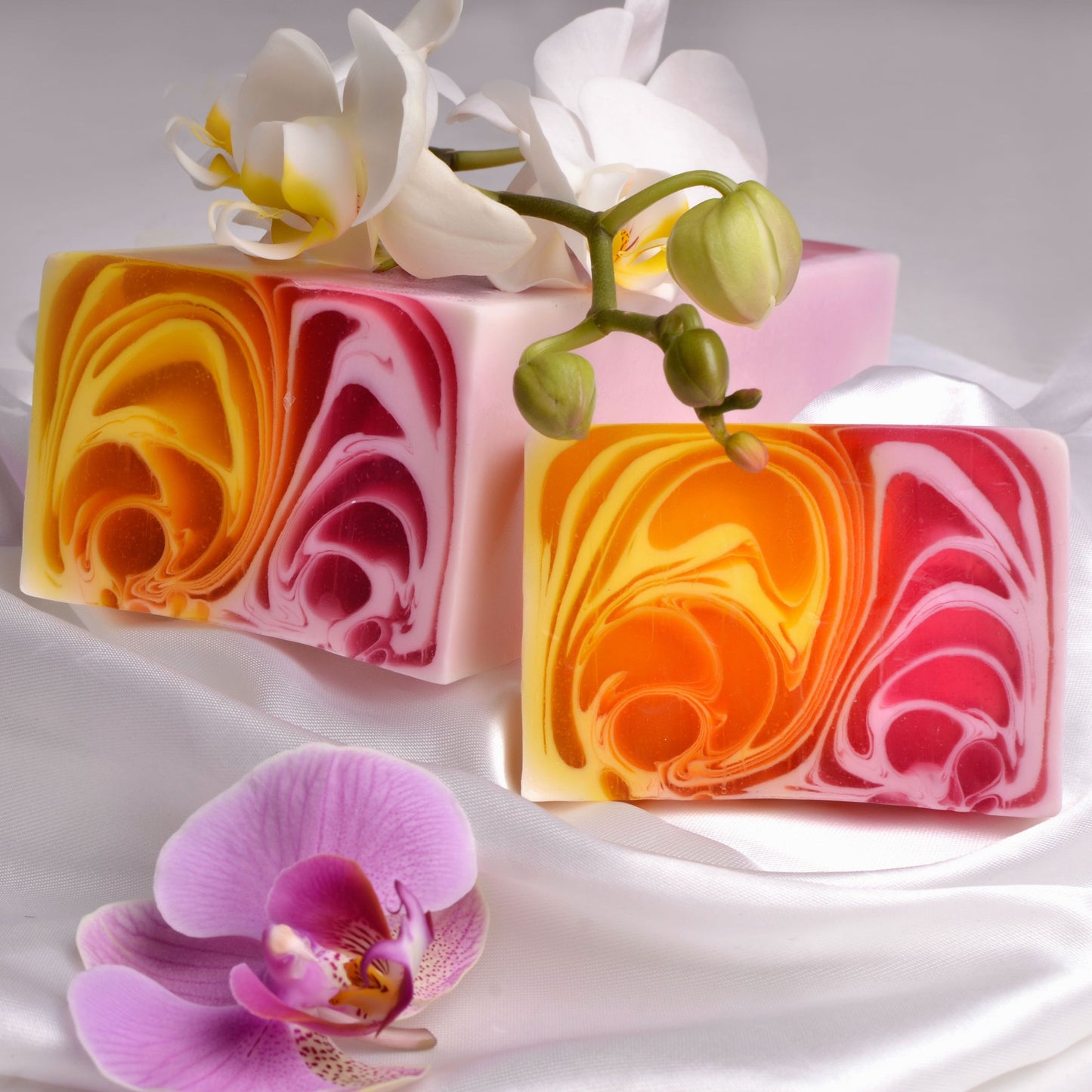 Handcrafted Soap Loaf 1.2Kg - Orchid