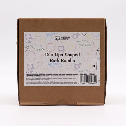Lips Bathbomb 60g - Raspberry & Pomegranate