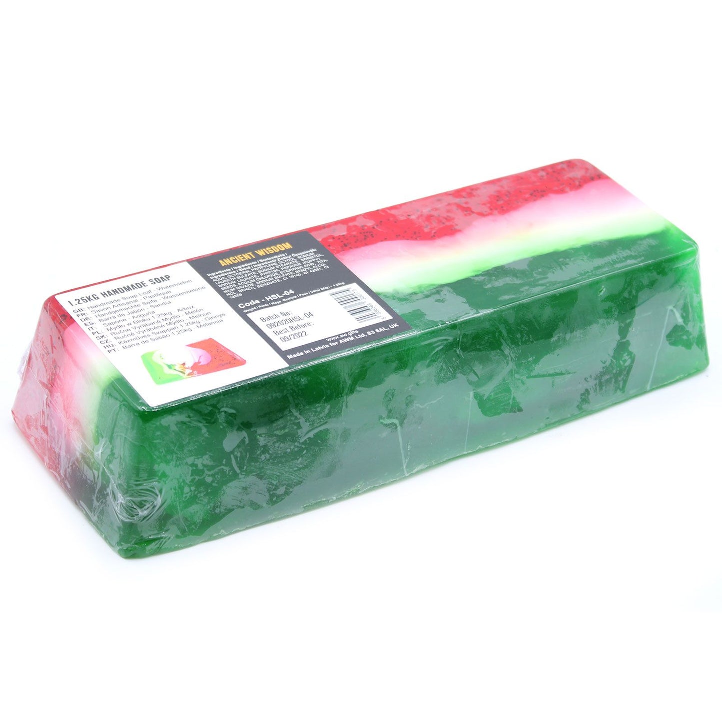 Handmade Soap Slice - Watermelon 100g