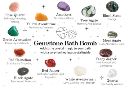 Gemstone Bath Bomb - Mistress Fragrance 190g