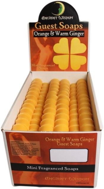 Heart Guest Soaps - Orange & Warm Ginger (10x20g)