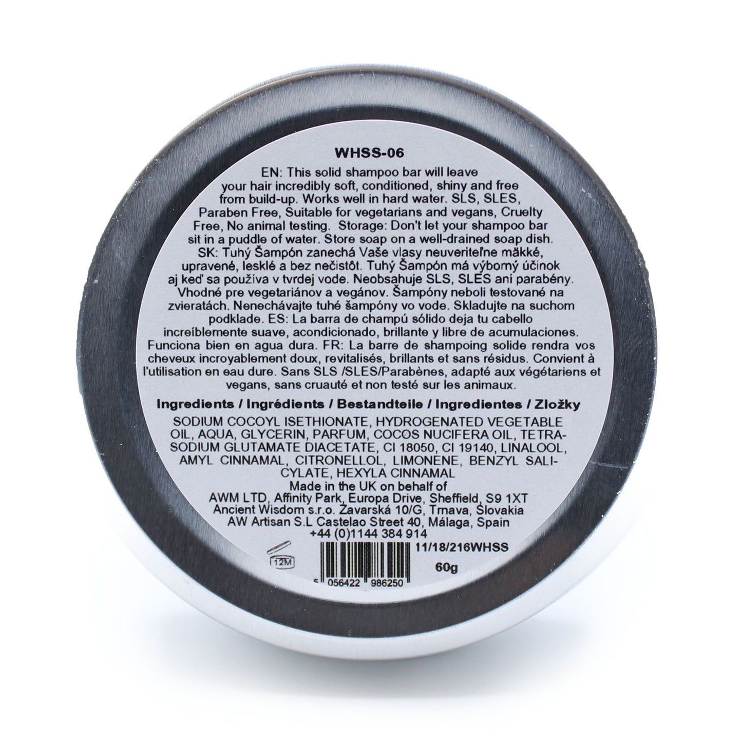Wild Hare Solid Shampoo 60g - Papaya
