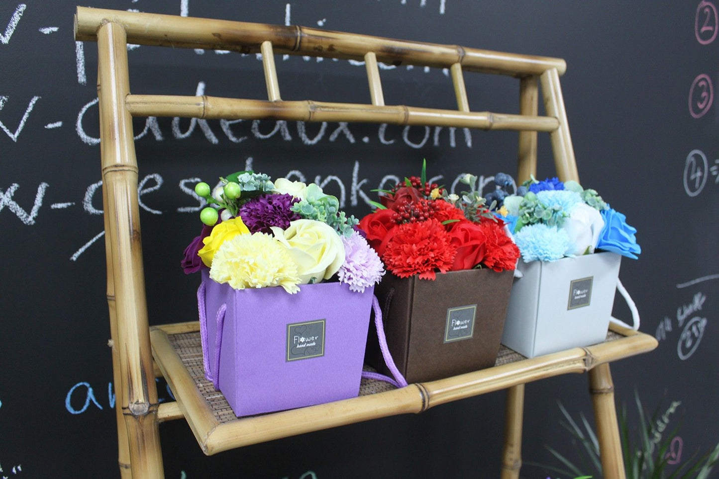 Soap Flower Bouqet - Spring Flowers