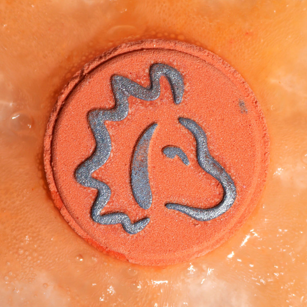 Set of Zodiac Bath Fizzers with Horoscope - Leo