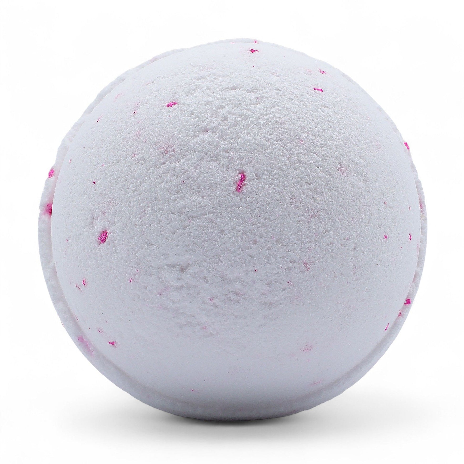 A large, round, grey-toned bath bomb with a smooth finish, offering a high-end take on the classic coconut scent.