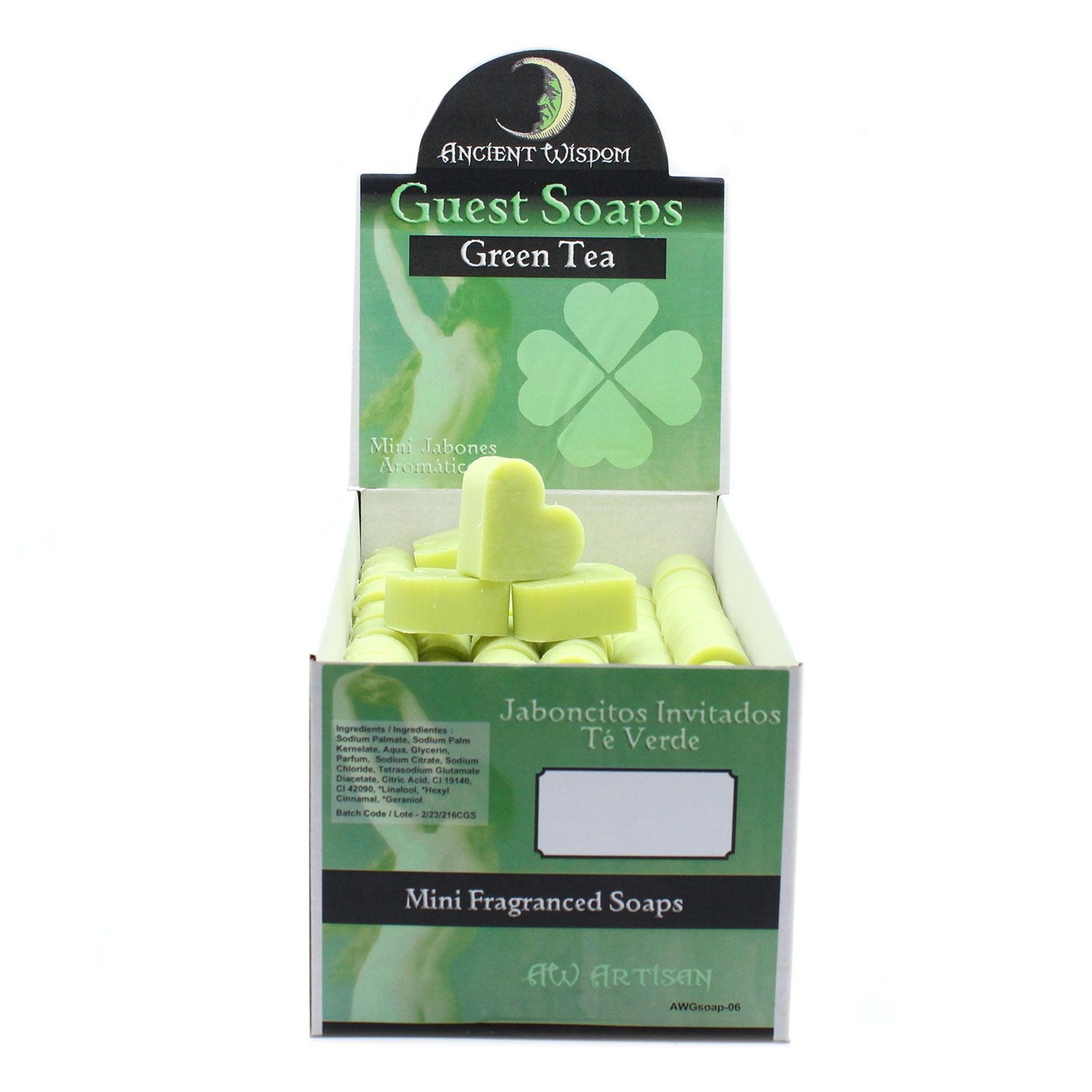 Heart Guest Soaps - Green Tea (10x20g)