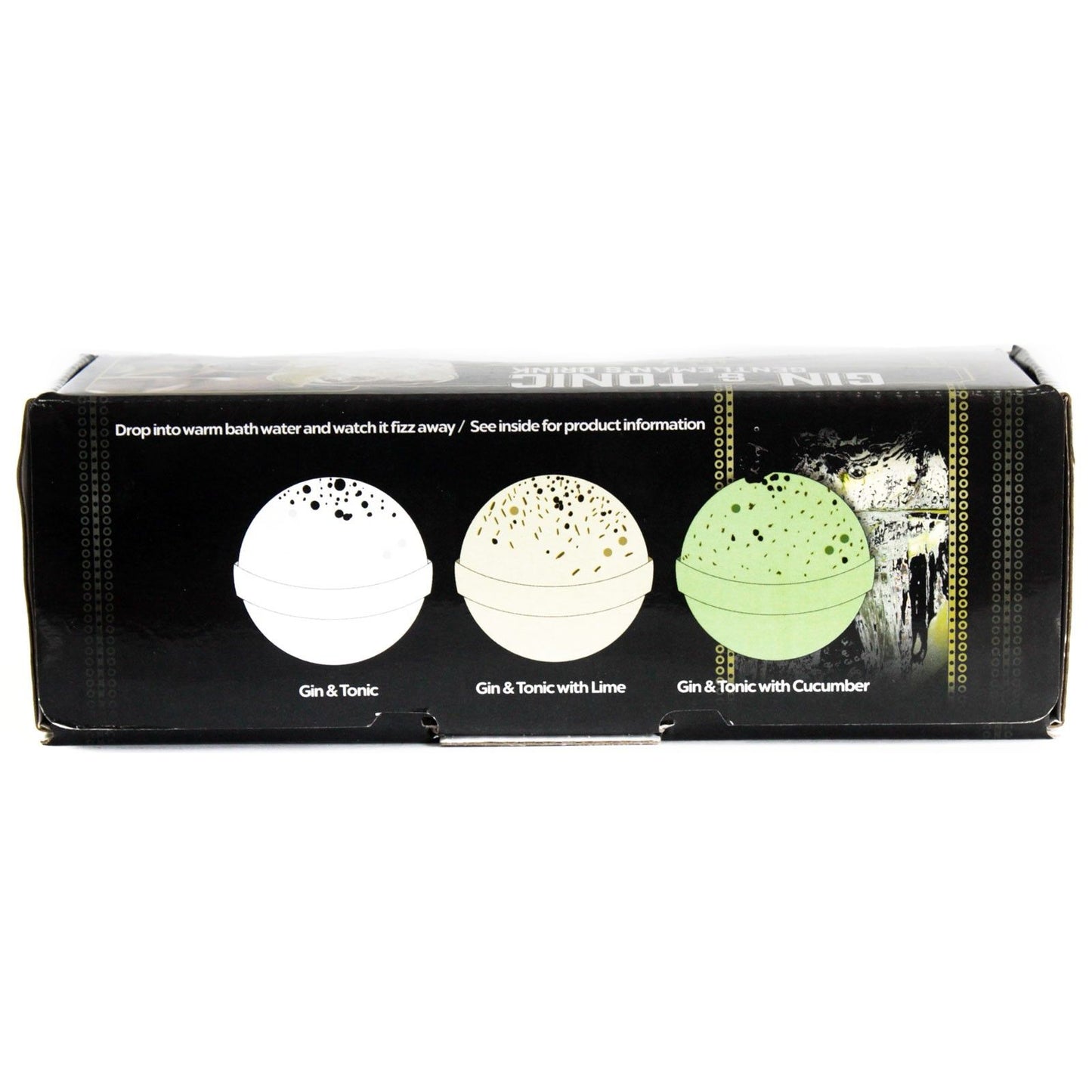 Set of Three Gin & Tonic Bath Bombs (3x120g)