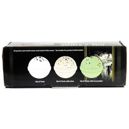 Set of Three Gin & Tonic Bath Bombs (3x120g)
