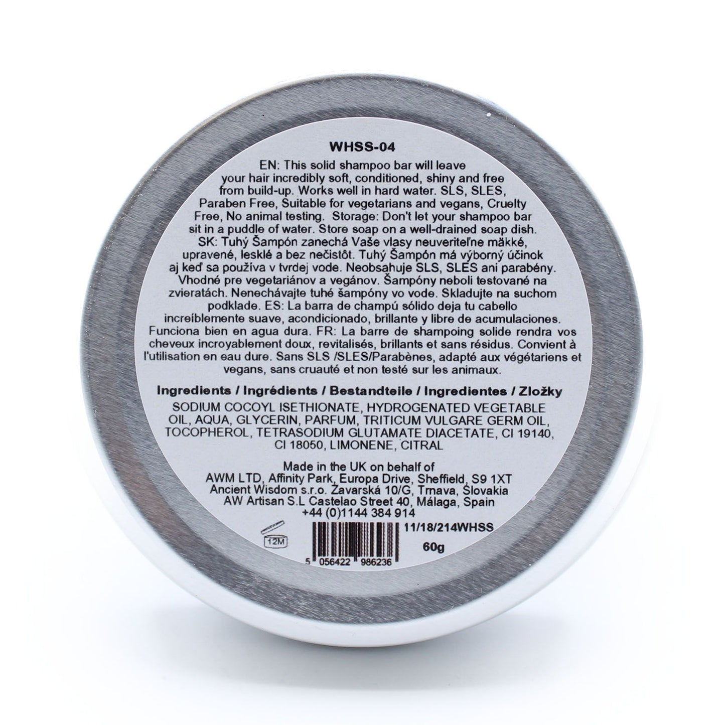 Wild Hare Solid Shampoo 60g - Tutti Frutti