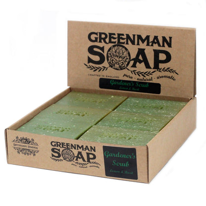 A 100g handcrafted Greenman soap bar with natural exfoliating seeds and an earth-friendly rustic wrapper.
