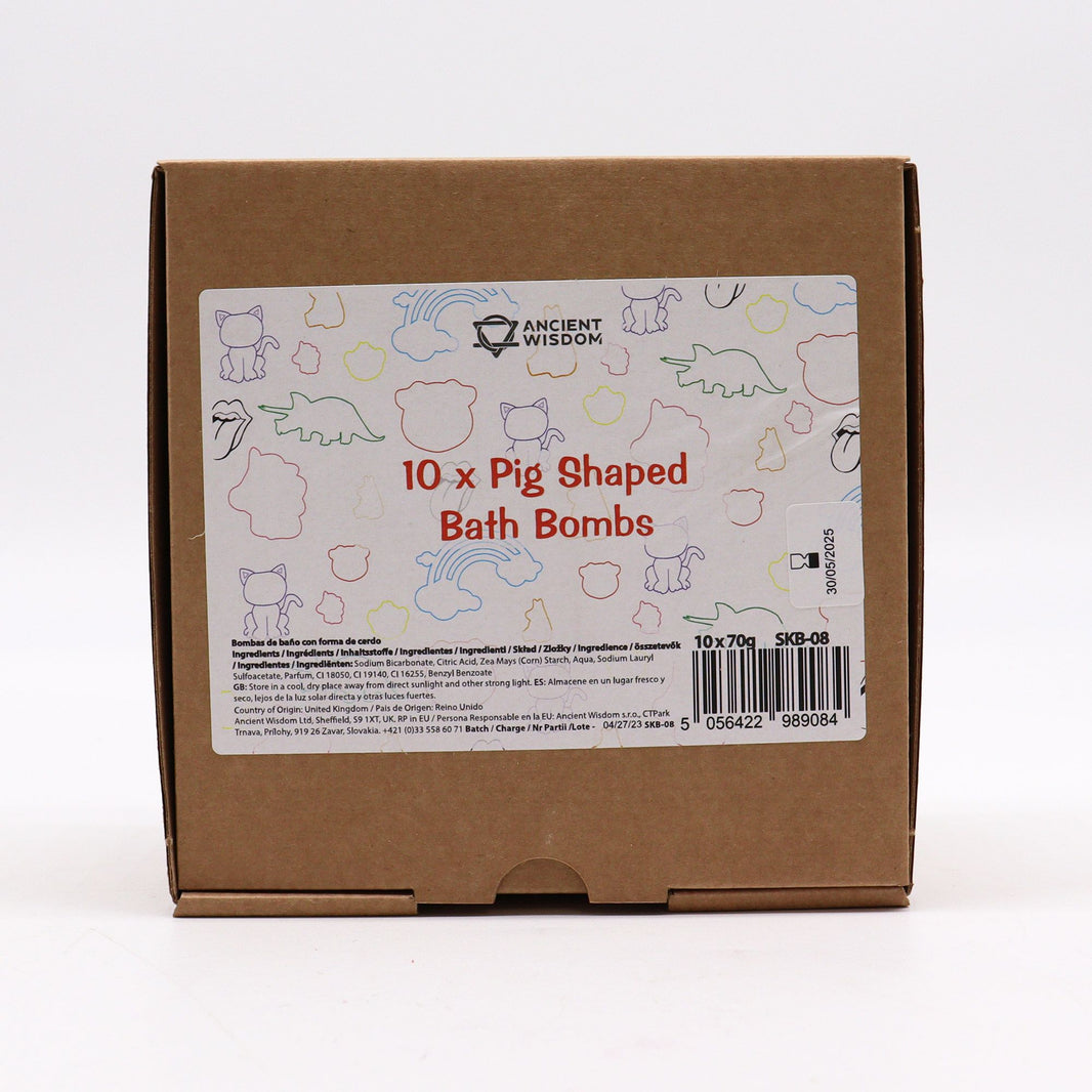Pig Bathbomb 70g - Vanilla Cupcake