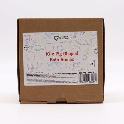 Pig Bathbomb 70g - Vanilla Cupcake
