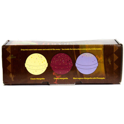 Set of Three Margarita Bath Bombs (3x120g)