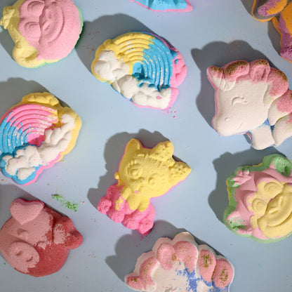 Monkey Bathbomb 90g - Guava & Strawberry
