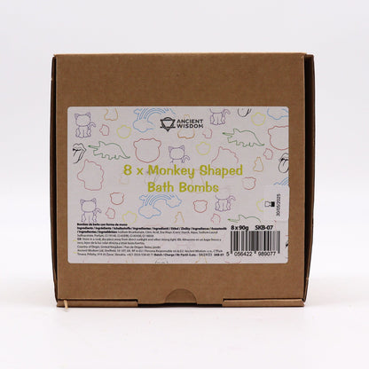 Monkey Bathbomb 90g - Guava & Strawberry