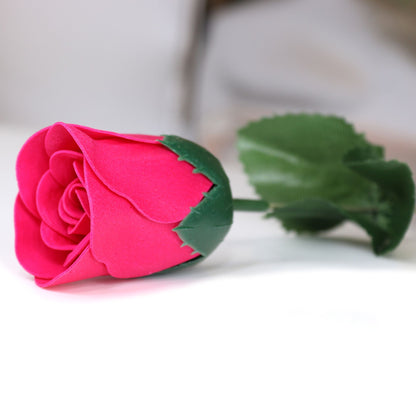Soap Flower - Small Red Rose