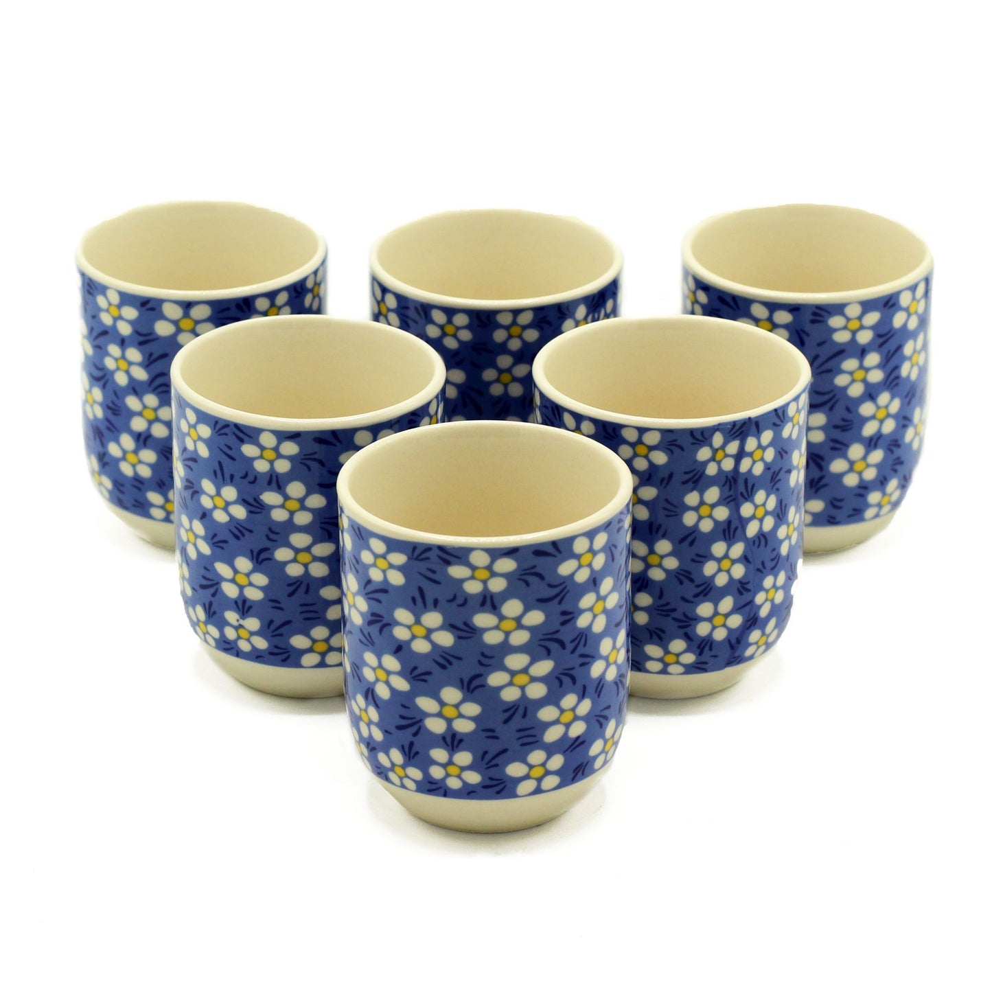 Herbal Tea Cups (2) - Blue Daisy